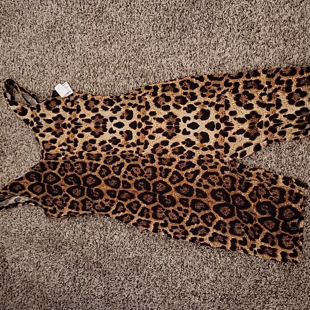 Cheetah Print, Short-Romper